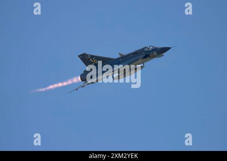 Saab Draken Stockfoto