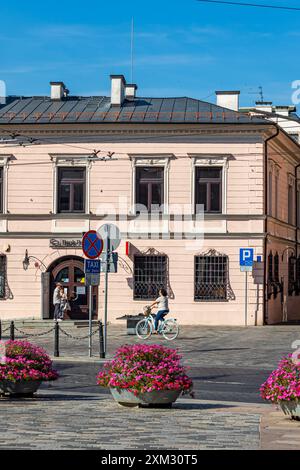 24. Juli 2024 Lublin Polen. Foto von der Reise. Stadtarchitektur Stockfoto