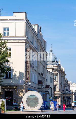 24. Juli 2024 Lublin Polen. Foto von der Reise. Stadtarchitektur Stockfoto