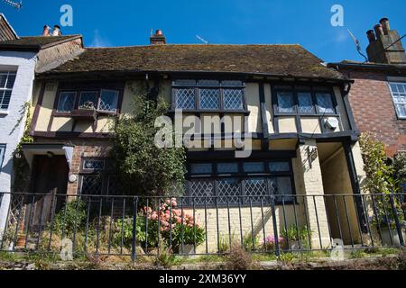 Originalhaus in der All Saints Street in hastings East Sussex Stockfoto