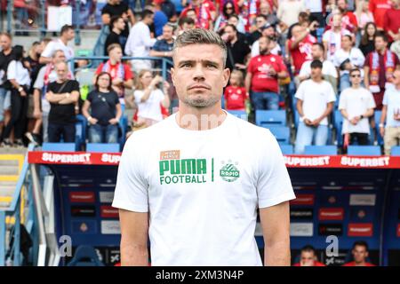 Krakau, Polen. Juli 2024. Fußball 2024/2025 UEFA Europa League zweite Qualifikationsrunde Wisla Krakow gegen SK Rapid Wien op: Robert Klauss (Trainer) Credit: Konrad Swierad/Alamy Live News Stockfoto