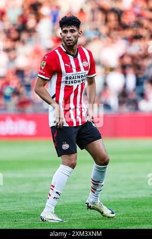 Eindhoven, Niederlande. Juli 2024. EINDHOVEN, 24.07.2024, Philips Stadium, Lichtstadderby Season 2024/2025, PSV - FC Eindhoven, PSV-Spieler Ricardo Pepi während des Spiels PSV - Eindhoven Credit: Pro Shots/Alamy Live News Stockfoto