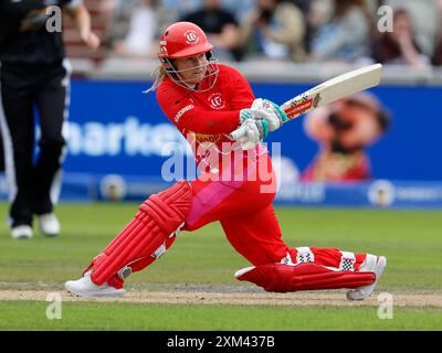 25. Juli 2024; Old Trafford Cricket Ground, Manchester, England; The Hundred Womens Cricket, Manchester Originals versus Welsh Fire; Tammy Beaumont von Welsh Fire Stockfoto