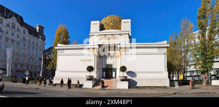 Wiener Secession, Österreich; Klimt Museum Wien Austra Stockfoto