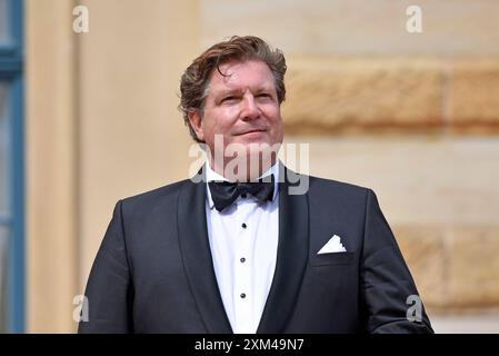 Francis Fulton Smith bei der Eröffnung der Bayreuther Festspiele im Festspielhaus Bayreuth am 25.07.2024 *** Francis Fulton Smith bei der Eröffnung der Bayreuther Festspiele im Festspielhaus Bayreuth am 25. 07 2024 Stockfoto