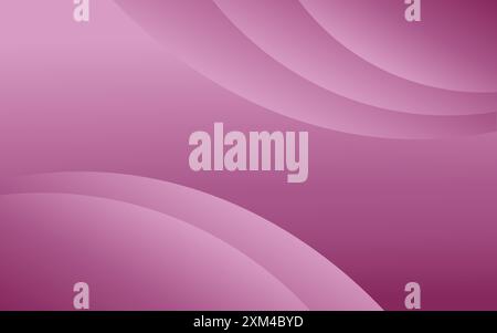 Minimaler geometrischer Hintergrund. Fuchsiafarbe mit Fluidgradienten. Stock Vektor