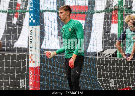 Krakau, Polen. Juli 2024. Fußball 2024/2025 UEFA Europa League zweite Qualifikationsrunde Wisla Krakow gegen SK Rapid Wien op: Benjamin Goschl Credit: Konrad Swierad/Alamy Live News Stockfoto