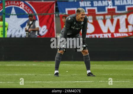 Krakau, Polen. Juli 2024. Fußball 2024/2025 UEFA Europa League zweite Qualifikationsrunde Wisla Krakow gegen SK Rapid Wien op: Anton Chichkan Credit: Konrad Swierad/Alamy Live News Stockfoto