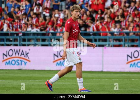 Krakau, Polen. Juli 2024. Fußball 2024/2025 UEFA Europa League zweite Qualifikationsrunde Wisla Krakow gegen SK Rapid Wien op: Jakub Krzyzanowski Credit: Konrad Swierad/Alamy Live News Stockfoto