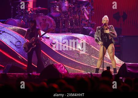 Stockholm, Schweden. Juli 2024. Pink spielt in Stockholm, Schweden. Foto: Mickan Mörk/TT/Code 11576 Credit: TT News Agency/Alamy Live News Stockfoto