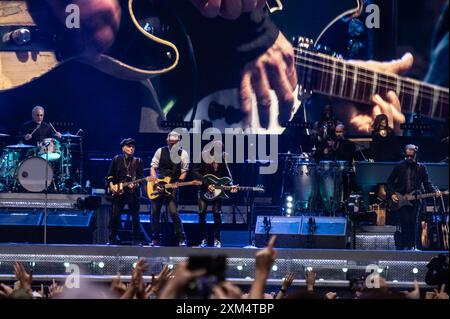 London, Vereinigtes Königreich. Juli 2024. „The Boss“ Bruce Springsteen spielt live im Wembley Stadium. Cristina Massei/Alamy Live News Stockfoto