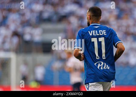 Kristoffer Velde (Lech Poznan) wurde während des PKO BP Ekstraklasa Spiels zwischen den Teams Lech Poznan und Gornik Zabrze im Enea Stadion gesehen. Lech Poznan vs Gornik Zabrze (Endstand 2:0) Stockfoto