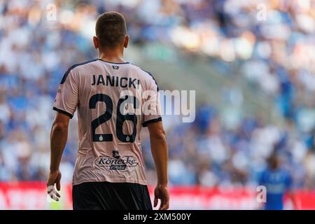 Posen, Polen. Juli 2024. Rafal Janicki (Gornik Zabrze) wurde während des PKO BP Ekstraklasa Spiels zwischen den Teams Lech Poznan und Gornik Zabrze im Enea Stadion gesehen. Lech Poznan vs Gornik Zabrze (Endpunktzahl 2:0) (Foto: Maciej Rogowski/SOPA Images/SIPA USA) Credit: SIPA USA/Alamy Live News Stockfoto