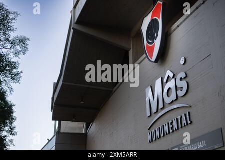 Estadio Mas Monumental (Antonio Vespucio Liberti), Heimstadion des Club Atletico River Plate. Stockfoto