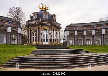 Neues Schloss im Hofgarten in Bayreuth Stockfoto