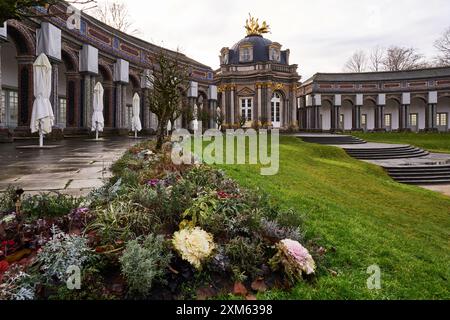 Neues Schloss im Hofgarten in Bayreuth Stockfoto