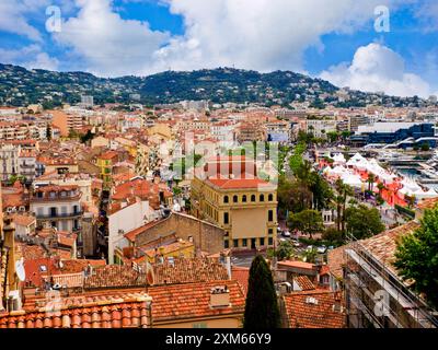 Stadtbild von Cannes in Frankreich. Stockfoto