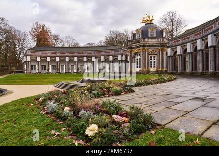 Neues Schloss im Hofgarten in Bayreuth Stockfoto