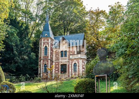 Chateau d'If, nebengebäude des Chateau de Monte-Cristo (Schloss Montecristo), Museum des französischen Schriftstellers Alexandre Dumas, Le Port-Marly, in der Nähe von Paris, Frankreich Stockfoto