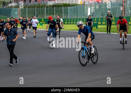 Stavelot, Belgien, 25. Juli 2024, Pierre Gasly, aus Frankreich, tritt für Alpine an. Der Aufstand, Runde 14 der Formel-1-Meisterschaft 2024. Quelle: Michael Potts/Alamy Live News Stockfoto