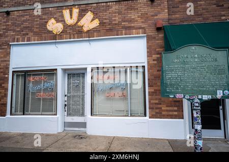 Ein Tonstudio in Memphis, Tennessee Stockfoto