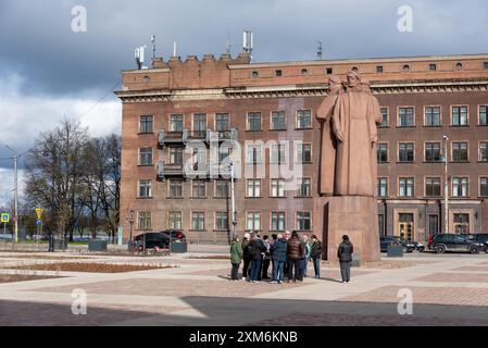 Denkmal für die lettischen Schützlinge, vor dem Besatzungsmuseum in Riga, Lettland Stockfoto