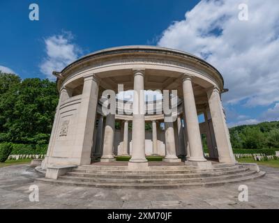 Berks Cemetery Extension und Ploegsteert Memorial to the Vermissten Stockfoto