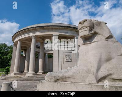 Berks Cemetery Extension und Ploegsteert Memorial to the Vermissten Stockfoto