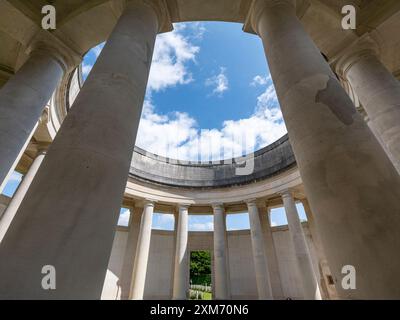 Berks Cemetery Extension und Ploegsteert Memorial to the Vermissten Stockfoto