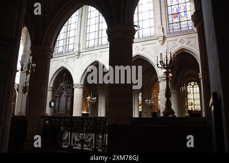 L'église Saint-Germain-l'Auxerrois EST une église catholique située dans le 1er Arrondissement de Paris. Elle fut également appelée église Saint-Germa Stockfoto