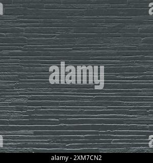 Polygonaler Wandziegelhintergrund. Vorlage für rustikale Blöcke. Schwarzer Backsteinhintergrund. Rustikale Blöcke Texturvorlage. Vektorillustration des Gebäudes Stock Vektor
