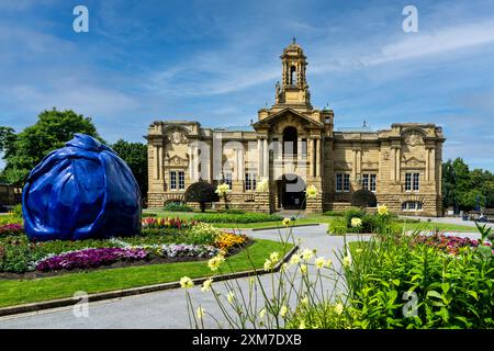 Cartright Hall im Lister Park Bradford, Großbritannien Stockfoto