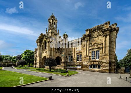 Cartright Hall im Lister Park Bradford, Großbritannien Stockfoto