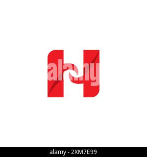 H Logo-Symbol Vektor. Logo-Symbol mit Buchstabe H Stock Vektor