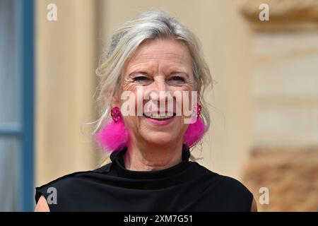 Katja Wildermuth Intendantin Bayerischer Rundfunk BR, Einzelbild,angeschnittenes Einzelmotiv,Portraet,Porträt,Porträt. Eroeffnung der Bayreuther Richard Wagner Festspiele 2024 Roter Teppich am 25.07.2024. Gruener Huegel, *** Katja Wildermuth Intendant Bayerischer Rundfunk BR , Einzelbild,zugeschnittenes Einzelmotiv,Porträt,Porträt,Porträt,Porträt,Porträt Eröffnung des Bayreuther Richard Wagner Festivals 2024 Roter Teppich am 25 07 2024 Grüner Huegel, Stockfoto