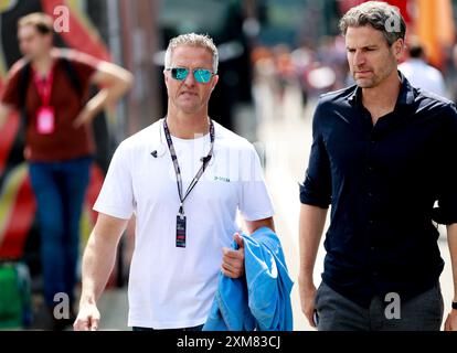 COULTHARD David (gbr), ehemaliger F1-Fahrer, Porträt während des Formel 1 Rolex Belgium Grand Prix 2024, 14. Runde der Formel-1-Weltmeisterschaft 2024 vom 26. Bis 28. Juli 2024 auf dem Circuit de Spa-Francorchamps in Stavelot, Belgien Stockfoto