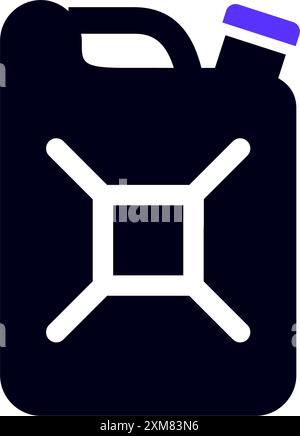 Flaches Transportsymbol, quadratische Form Stock Vektor