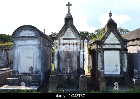 New Orleans, Lafayette Cemetery Nr. 2 über dem Boden Grabstätten Stockfoto