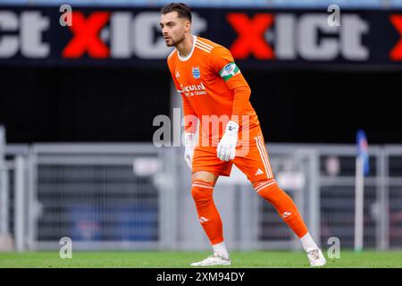 Zwolle, Niederlande. Juli 2024. ZWOLLE, NIEDERLANDE - 26. JULI: Jasper Schendelaar von PEC Zwolle während des Freundschaftsspiels zwischen PEC Zwolle und de Graafschap im MAC3Parkstadion am 26. Juli 2024 in Zwolle, Niederlande. (Foto von Raymond Smit/Orange Pictures) Credit: Orange Pics BV/Alamy Live News Stockfoto