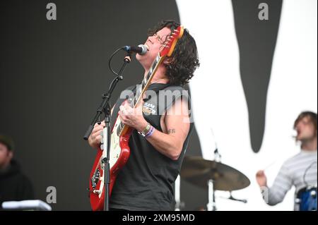 26. Juli 2024, Sheffield, South Yorkshire, U.. K: The View , Performing at Tramlines Festival 2024 , Sheffield, UK (Credit Image: © Robin Burns/ZUMA Press Wire) NUR REDAKTIONELLE VERWENDUNG! Nicht für kommerzielle ZWECKE! Stockfoto