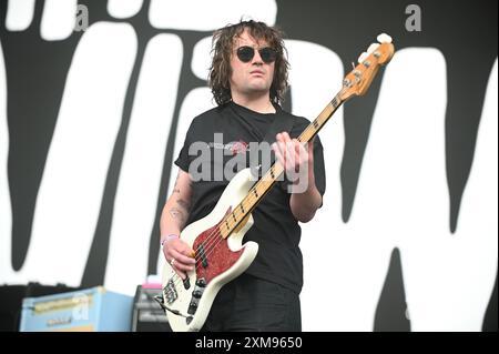 26. Juli 2024, Sheffield, South Yorkshire, U.. K: The View , Performing at Tramlines Festival 2024 , Sheffield, UK (Credit Image: © Robin Burns/ZUMA Press Wire) NUR REDAKTIONELLE VERWENDUNG! Nicht für kommerzielle ZWECKE! Stockfoto