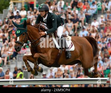 Juli 2024 Agria Royal International Horse Show. Hickstead Showground UK. Der Agria Nations Cup von Großbritannien. Quelle: Leo Mason ALAMY Live News & Sport. Stockfoto