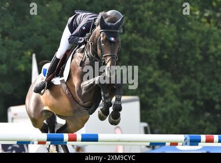 Juli 2024 Agria Royal International Horse Show. Hickstead Showground UK. Der Agria Nations Cup von Großbritannien. Quelle: Leo Mason ALAMY Live News & Sport. Stockfoto