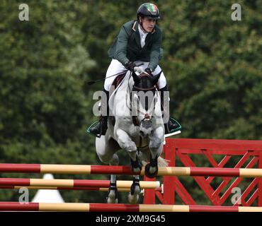 Juli 2024 Agria Royal International Horse Show. Hickstead Showground UK. Der Agria Nations Cup von Großbritannien. Quelle: Leo Mason ALAMY Live News & Sport. Stockfoto