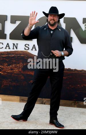 HORIZON Chapter 1 Premiere im Village Theater in Westwood, KALIFORNIEN am 24. Juni 2024 in Los Angeles, KALIFORNIEN mit: Tanner Beard Where: Westwood, California, United States When: 24 Jun 2024 Credit: Nicky Nelson/WENN Stockfoto