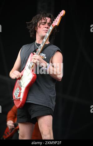 26. Juli 2024, Sheffield, South Yorkshire, U.. K: The View , Performing at Tramlines Festival 2024 , Sheffield, UK (Credit Image: © Robin Burns/ZUMA Press Wire) NUR REDAKTIONELLE VERWENDUNG! Nicht für kommerzielle ZWECKE! Stockfoto