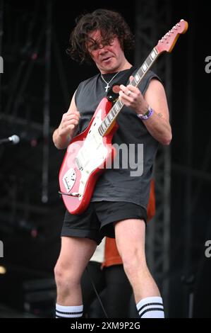 26. Juli 2024, Sheffield, South Yorkshire, U.. K: The View , Performing at Tramlines Festival 2024 , Sheffield, UK (Credit Image: © Robin Burns/ZUMA Press Wire) NUR REDAKTIONELLE VERWENDUNG! Nicht für kommerzielle ZWECKE! Stockfoto