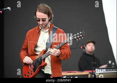 26. Juli 2024, Sheffield, South Yorkshire, U.. K: The View , Performing at Tramlines Festival 2024 , Sheffield, UK (Credit Image: © Robin Burns/ZUMA Press Wire) NUR REDAKTIONELLE VERWENDUNG! Nicht für kommerzielle ZWECKE! Stockfoto