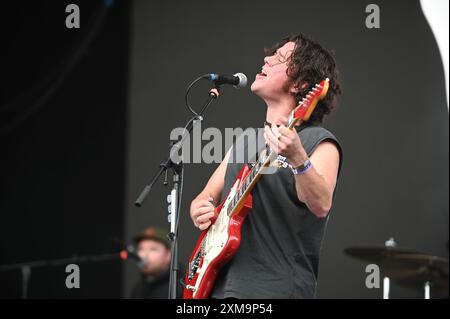 26. Juli 2024, Sheffield, South Yorkshire, U.. K: The View , Performing at Tramlines Festival 2024 , Sheffield, UK (Credit Image: © Robin Burns/ZUMA Press Wire) NUR REDAKTIONELLE VERWENDUNG! Nicht für kommerzielle ZWECKE! Stockfoto