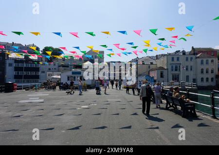 Hafen, Falmouth, England, Großbritannien Stockfoto